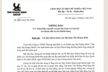 Tân Hoàng Minh dự kiến bán một số dự án để hoàn trả tiền cho 9 lô trái phiếu bị hủy