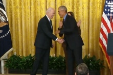 Ông Obama gọi ông Biden là “Phó Tổng thống” trong lần đầu trở lại Nhà Trắng