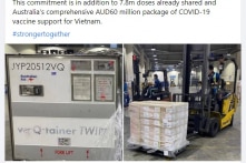 921.600 liều vắc-xin COVID-19 tiêm cho trẻ em do Australia viện trợ đã tới Việt Nam
