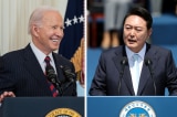 Joe Biden và Yoon Suk Yeol