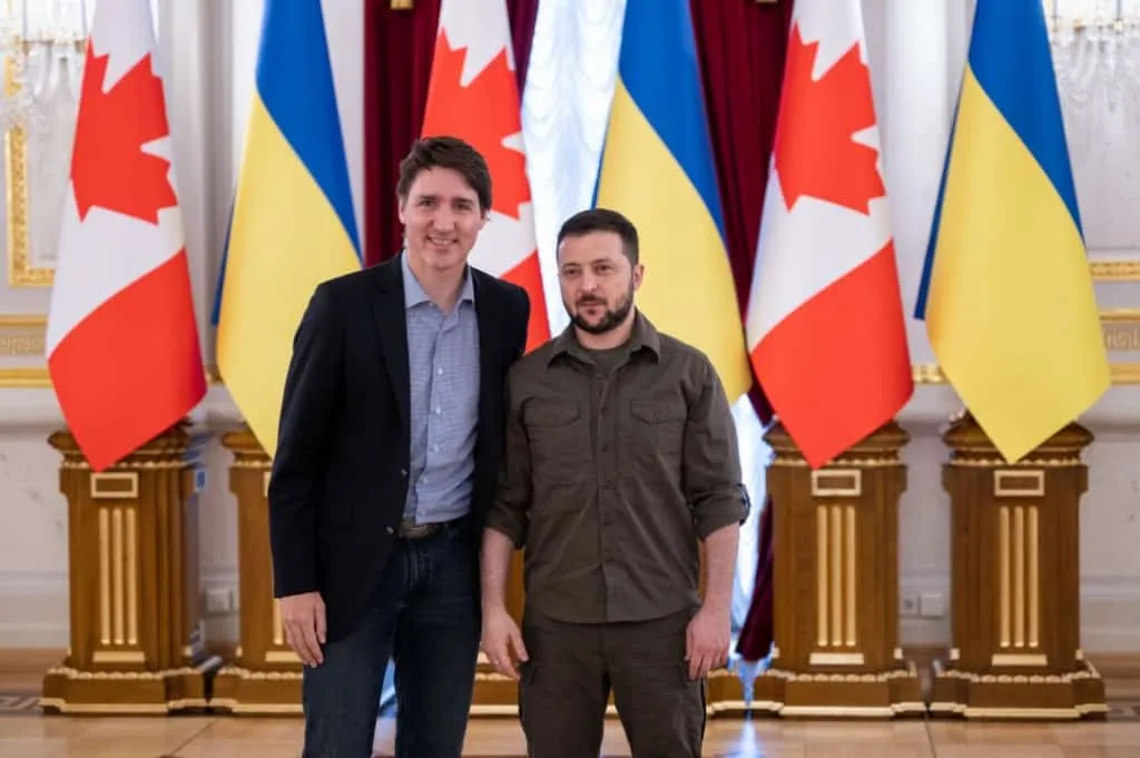 Trudeau Zelensky