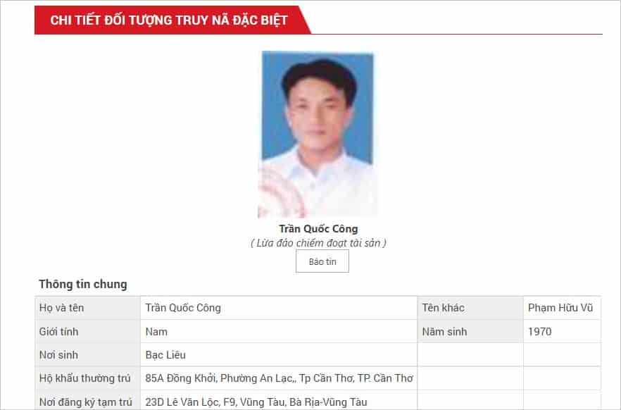 tran quoc cong tron truy na