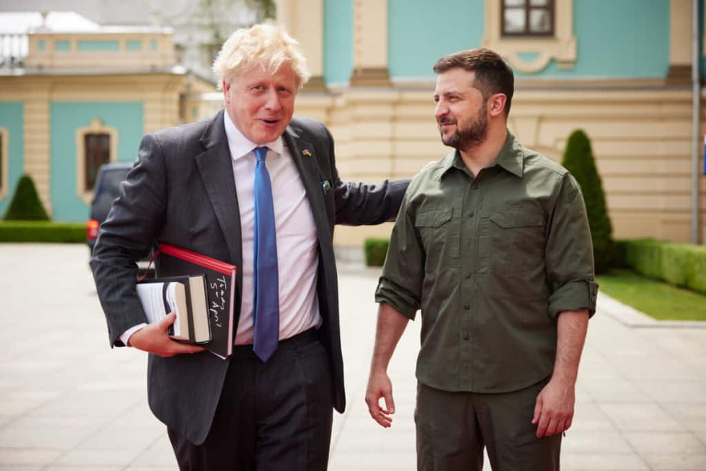 Boris Johnson Zelenskyy 17Jun22