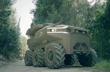 Israel thử nghiệm xe tăng robot không người lái