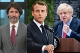 Trudeau Macron Johnson