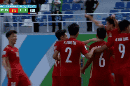 VCK U23 châu Á: U23 Việt Nam xuất sắc cầm hòa U23 Hàn Quốc