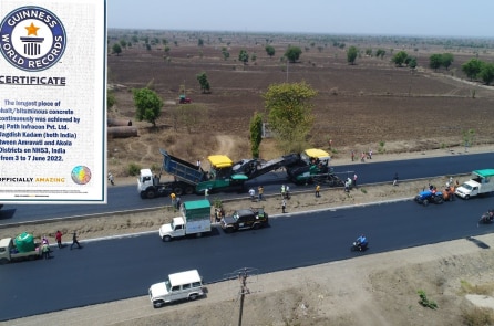 Ấn Độ lập kỷ lục thế giới hoàn thành 75 km đường cao tốc trong 5 ngày