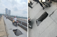 Bộ GTVT yêu cầu nghiên cứu phương án đại tu cầu Long Biên sau vụ thủng mặt cầu