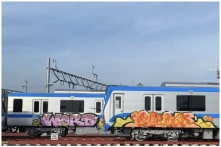 Người vẽ bậy lên toa tàu metro ở TP.HCM có thể bị truy tố hình sự