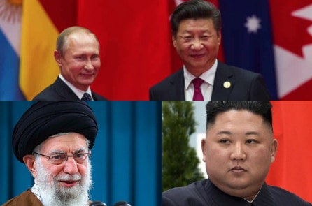 TQ, Nga, Triều Tiên, Iran dựa vào nhau lấy hơi ấm cùng xuống suối vàng