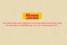 Tạp chí Kinh doanh và Biên mậu bị phạt 70 triệu, đình bản 3 tháng