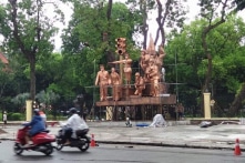 Hà Nội sắp khánh thành tượng đài chiến sĩ CSGT và PCCC