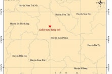 Kon Tum xảy ra động đất mạnh 3,6 độ Richter