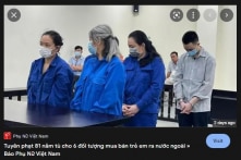 19 năm tù với nữ bị cáo cầm đầu nhóm mua buôn trẻ sơ sinh, bán sang Trung Quốc