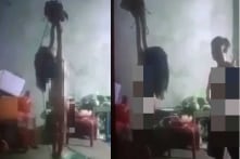 Người cha lột quần áo, treo con gái lên trần nhà đánh bị phạt