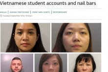 Nhóm trong đó có 4 người Việt bị kết án tại Anh vì rửa tiền