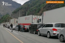Tắc đường tại biên giới Nga – Georgia lên đến 9km sau lệnh huy động của ông Putin