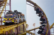 Tàu lượn siêu tốc dừng 90 phút giữa không trung, một bé gái nhập viện ở Anh