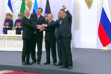 TT Putin tuyên bố sáp nhập lãnh thổ Ukraine, hứa hẹn Nga sẽ giành chiến thắng