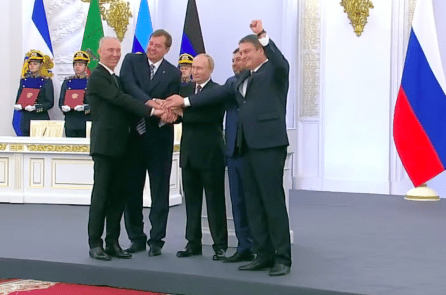 TT Putin tuyên bố sáp nhập lãnh thổ Ukraine, hứa hẹn Nga sẽ giành chiến thắng