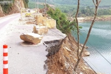 Đường hơn 700 tỷ đồng ở Đà Nẵng chưa làm xong đã đứt gãy