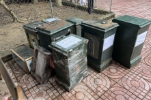 Nhóm thanh thiếu niên Nghệ An chuyên trộm két sắt tại đền, chùa, nhà thờ
