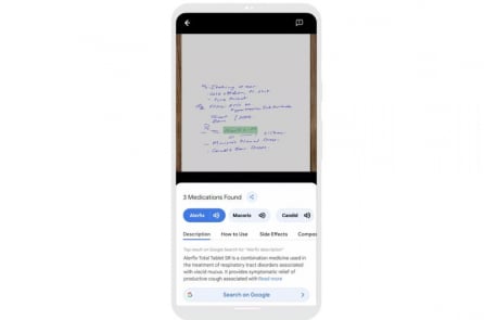 Google dùng công nghệ AI để dịch chữ bác sĩ