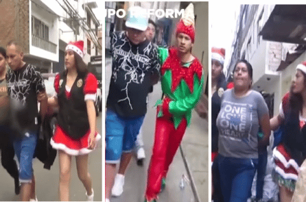 Video: Biệt đội ông già Noel Peru đột kích tóm gọn trùm ma túy