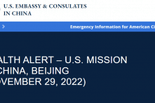 Mỹ khuyến cáo công dân không nên tới Trung Quốc