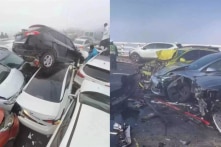 Tai nạn liên hoàn với hơn 200 xe tông nhau ở Trung Quốc [VIDEO]