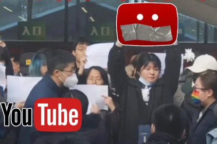 YouTube kiểm duyệt từ khóa liên quan đến ĐCSTQ và Phong trào Giấy trắng
