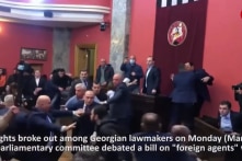 Xô xát ở Quốc hội Georgia