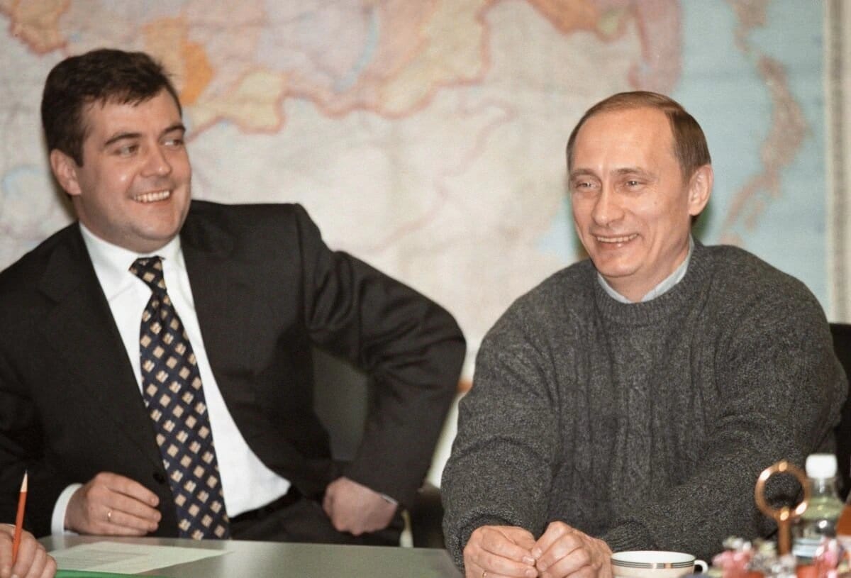 Vladimir Putin with Dmitry Medvedev 3