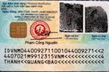 Bộ Công an đề xuất mẫu thẻ căn cước công dân mới