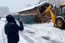 Video một công trình tín ngưỡng bị đập bỏ ở Ukraine