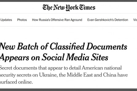 NYT: Bí mật quân sự Hoa Kỳ tiếp tục bị tung lên mạng, có thể sẽ còn nữa