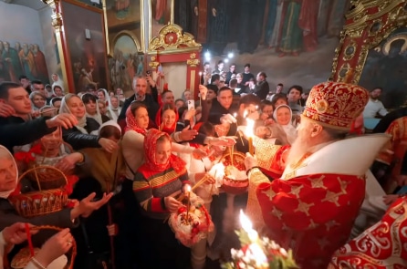 Hình ảnh ngày lễ Phục sinh diễn ra trái với tuyên truyền của chính quyền Ukraine