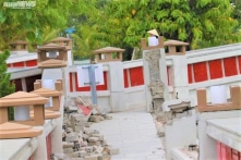 Cần Thơ muốn dùng tiền công đức sửa chữa lún, nứt đền thờ Vua Hùng