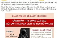 ‘Dịch vụ hẹn hò online’ – thủ đoạn lừa đảo mới