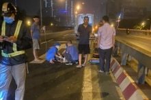 Tông tử vong người đi bộ trên đường Vành đai 3 trên cao, tài xế khai gì?