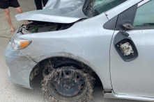 Hải Phòng: Nổ tan lốp, xe ô tô tông 2 người đi bộ tử vong