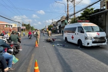 An Giang: Tai nạn giữa xe chuyển bệnh từ thiện và xe máy, 1 người tử vong