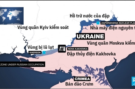 Tình hình sau vụ vỡ đập Nova Kakhovka