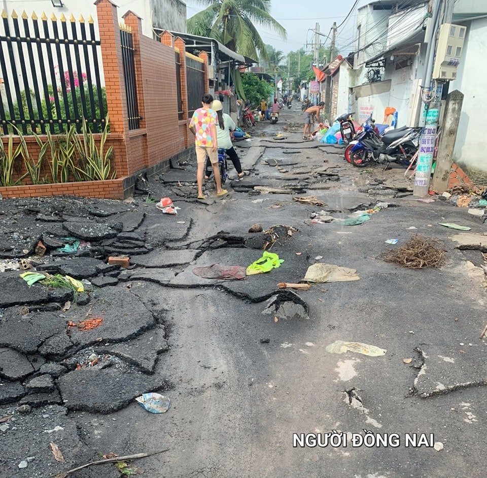 dong nai duong sa nha cua hu hong nang sau tran lu lich su tai huyen nhon trach