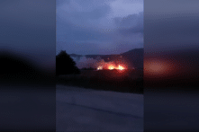 Lửa khói tại căn cứ quân sự ở Crimea, hơn 2.000 người phải sơ tán