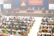 Rò rỉ khí gas điều hòa, hội trường họp HĐND tỉnh Quảng Nam bị khói trắng bao trùm