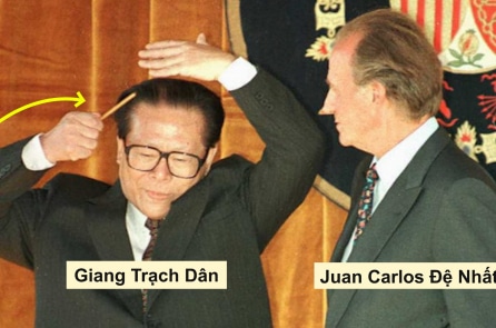 Những bức ảnh làm trò hề của Giang Trạch Dân khiến quốc tế kinh ngạc