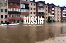 Nga đang xử lý hậu quả bão Khanun khiến hàng ngàn ngôi nhà bị ngập úng