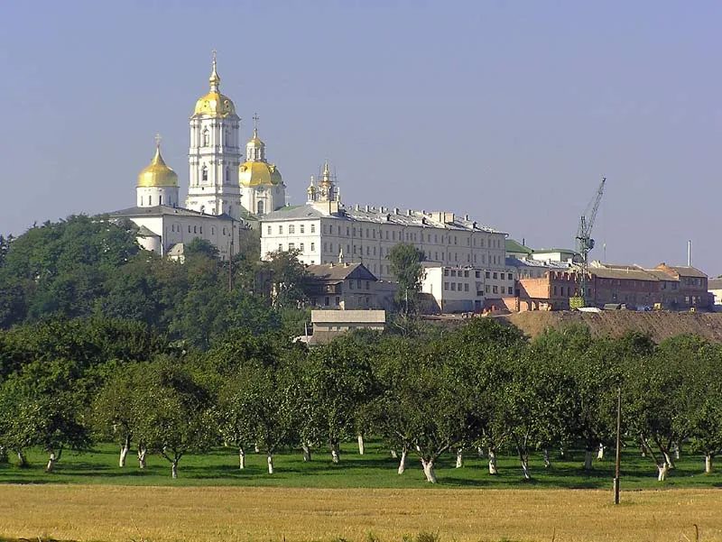 Monastery in Pochaiv Ternopil region Ukraine