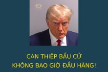 Ông Trump trình diện tại nhà tù Quận Fulton, bị chụp ảnh hồ sơ cảnh sát